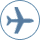 By plane